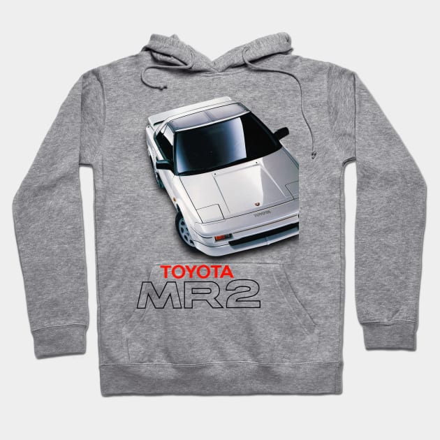 TOYOTA MR2 - brochure Hoodie by Throwback Motors